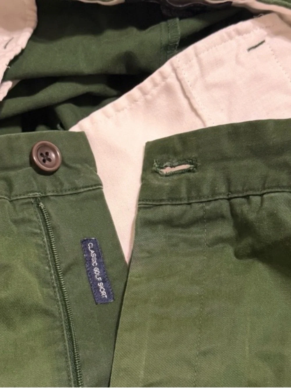 Vintage Polo Golf Ralph Lauren Men’s 38 Hunter Green Pleated Shorts PREPPY GOLF